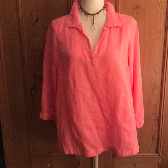 Sigrid Olsen linen tunic - Picture 2 of 7